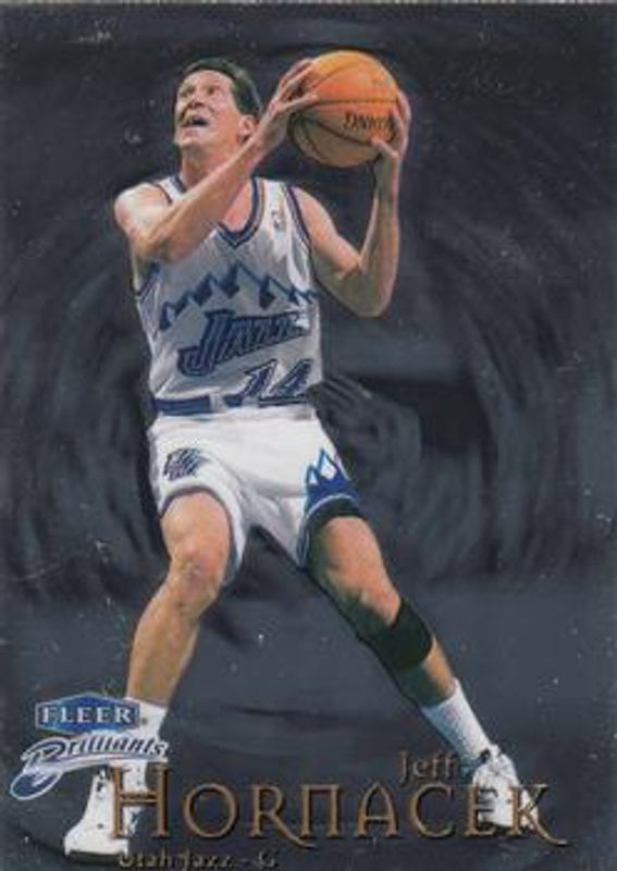 Jeff Hornacek 1998 Fleer Brilliants #32 Base RAW