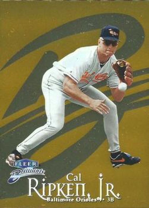 Cal Ripken Jr. 1999 Fleer Brilliants #8G Gold /99 RAW