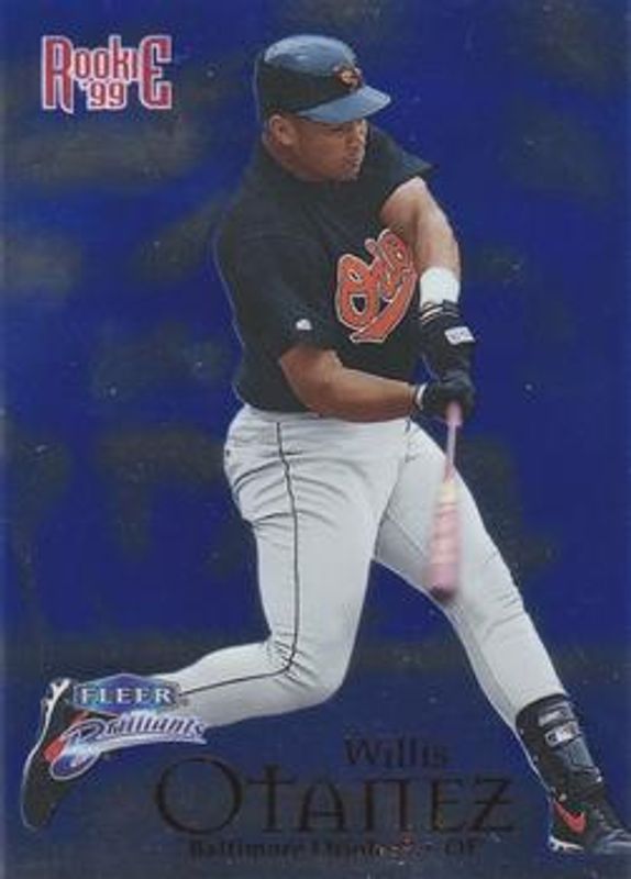 Willis Otanez 1999 Fleer Brilliants #163B Blue RAW