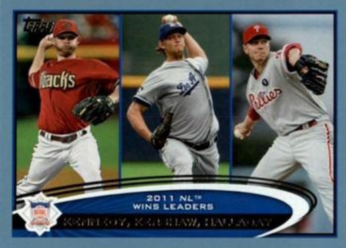2012 Topps #156 League Leaders - Blue