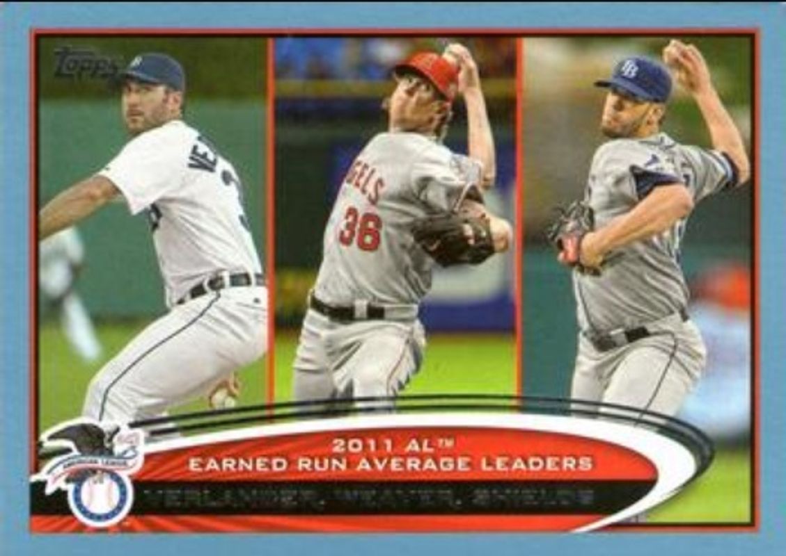 2012 Topps #52 League Leaders - Blue