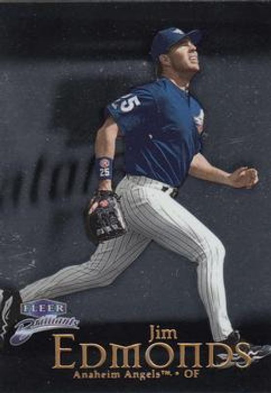 Jim Edmonds 1999 Fleer Brilliants #116 Base RAW