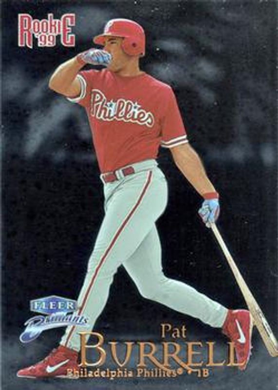 Pat Burrell 1999 Fleer Brilliants #140 Base Rookie RAW