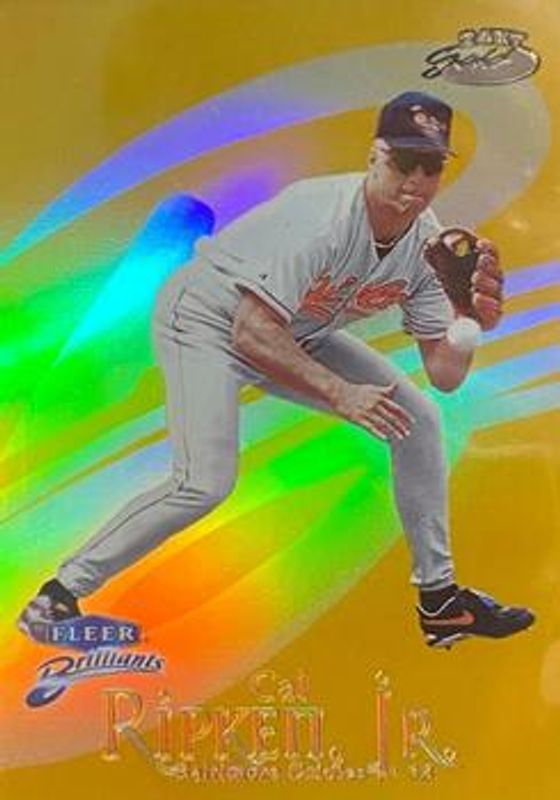 Cal Ripken Jr. 1999 Fleer Brilliants #8TG 24-Karat Gold /24 RAW
