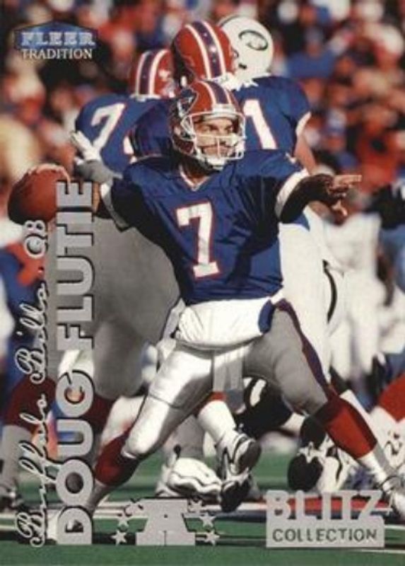 Doug Flutie 1999 Fleer Tradition #13BC Blitz Collection RAW