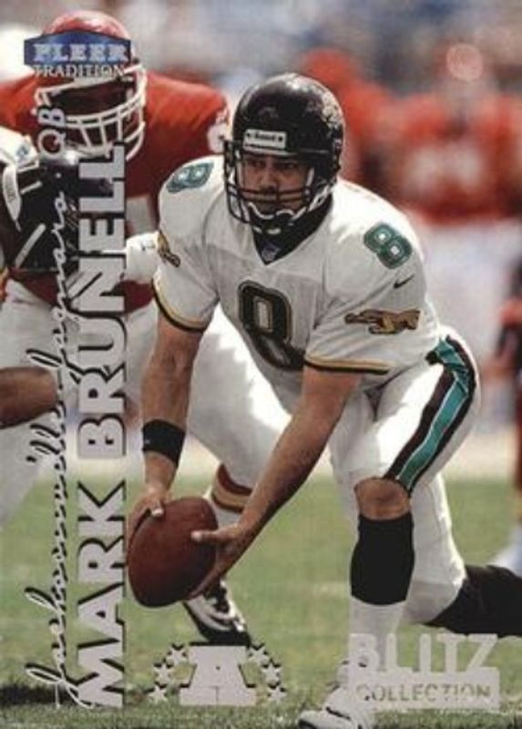 Mark Brunell 1999 Fleer Tradition #115BC Blitz Collection RAW
