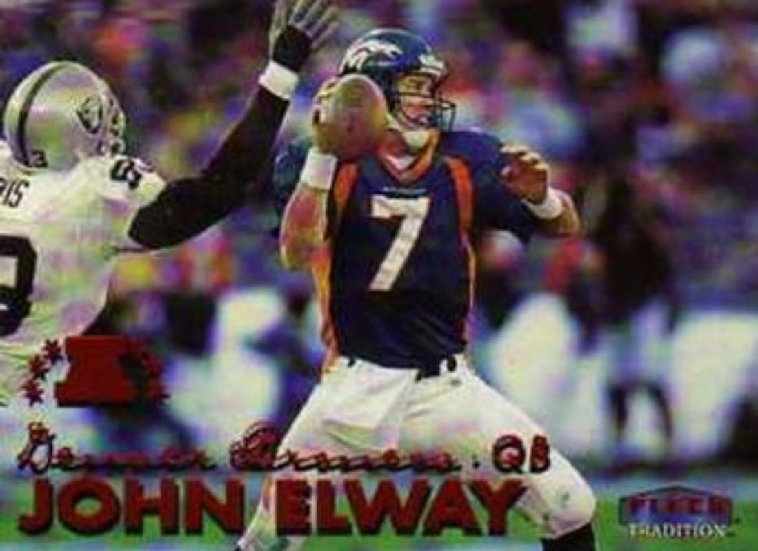 John Elway 1999 Fleer Tradition #8 Base RAW
