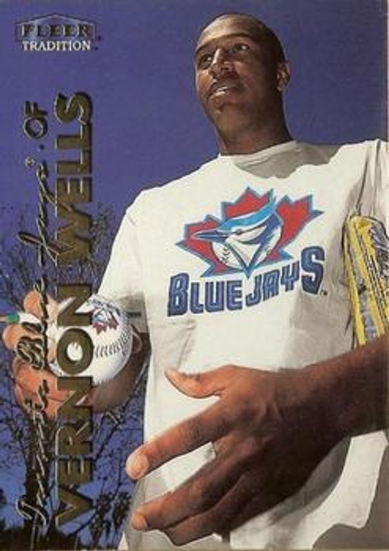 Vernon Wells 1999 Fleer Tradition Update #U-66 Base Rookie RAW