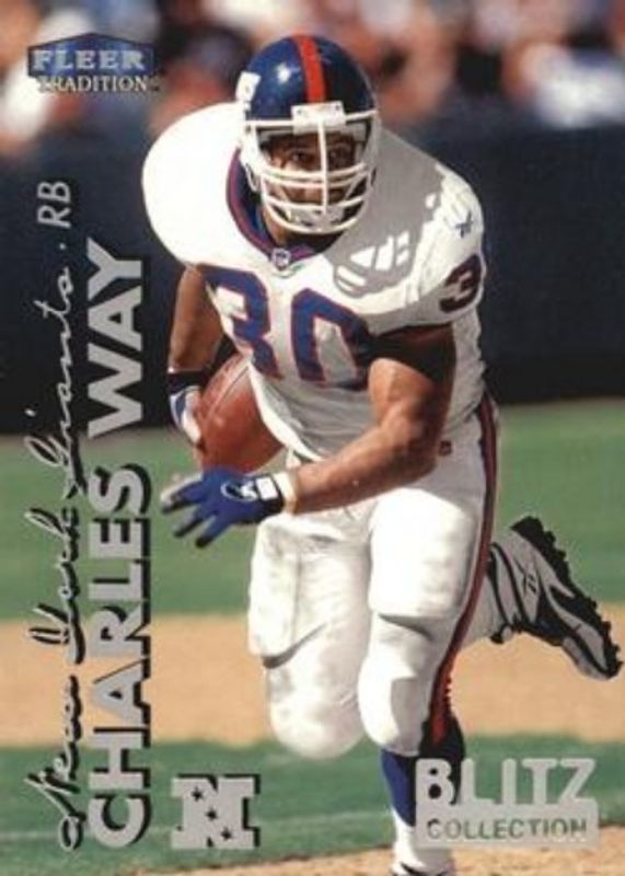Charles Way 1999 Fleer Tradition #236BC Blitz Collection RAW