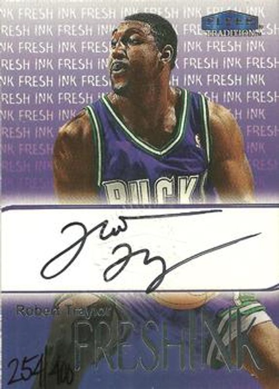 Robert Traylor 1999 Fleer Tradition Fresh Ink /400 RAW