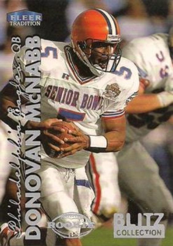 Donovan McNabb 1999 Fleer Tradition #288BC Blitz Collection Rookie RAW