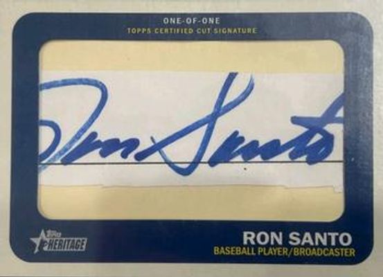 2014 Topps Heritage #CCS-RS Unlimited Talent - 1965 Celebrity Cut Signatures /1