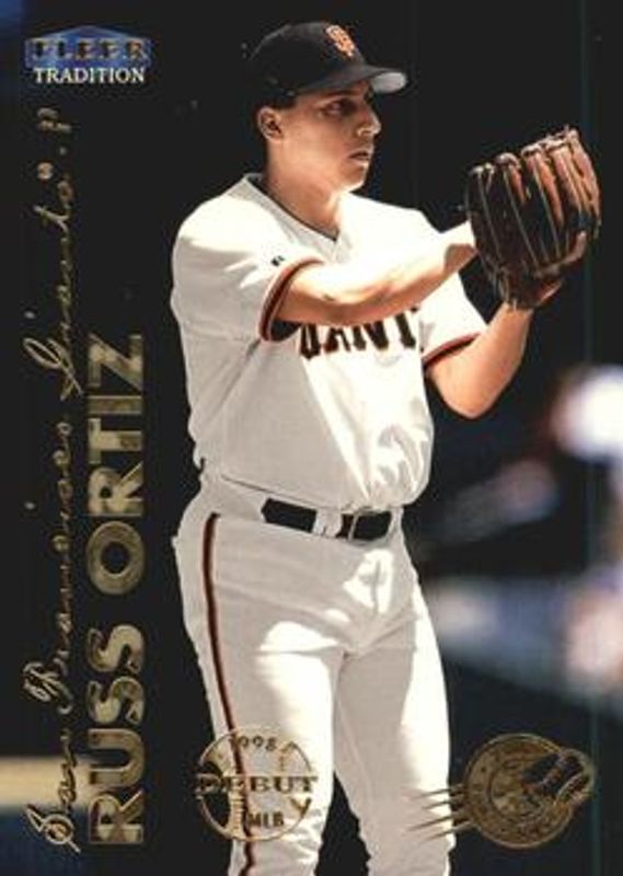 Russ Ortiz 1999 Fleer Tradition #118 Millennium RAW