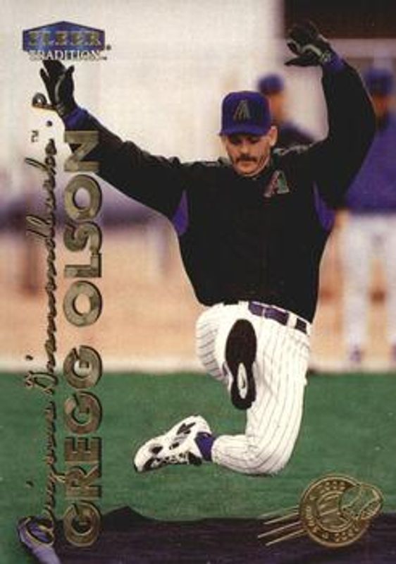 Gregg Olson 1999 Fleer Tradition #498 Millennium RAW