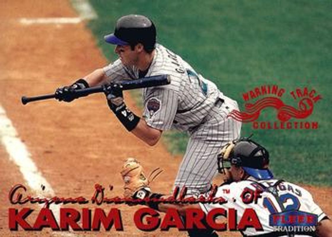 Karim Garcia 1999 Fleer Tradition #372W Warning Track Collection RAW