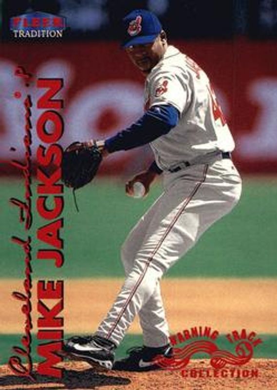 Mike Jackson 1999 Fleer Tradition #505W Warning Track Collection RAW