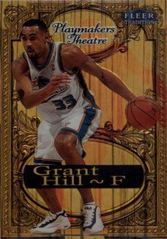 Grant Hill 1998 Fleer Tradition #7PT Playmakers Theatre /100 RAW