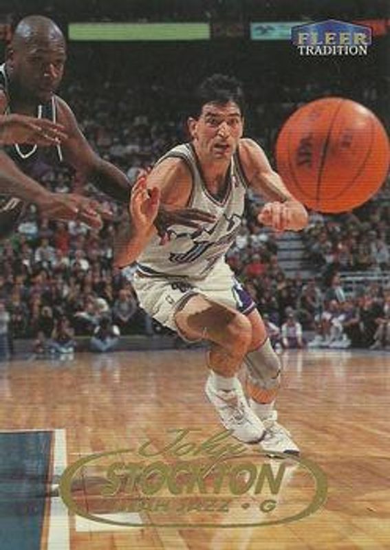 John Stockton 1998 Fleer Tradition #12 Base RAW