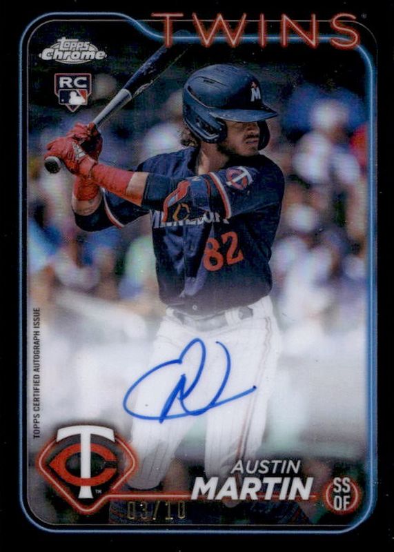 2024 Topps Chrome Update #RA-AM Autographs - Black Refractor /10