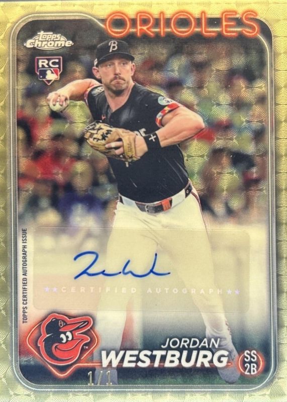 2024 Topps Chrome Update #AC-JWE Autographs - Superfractor /1