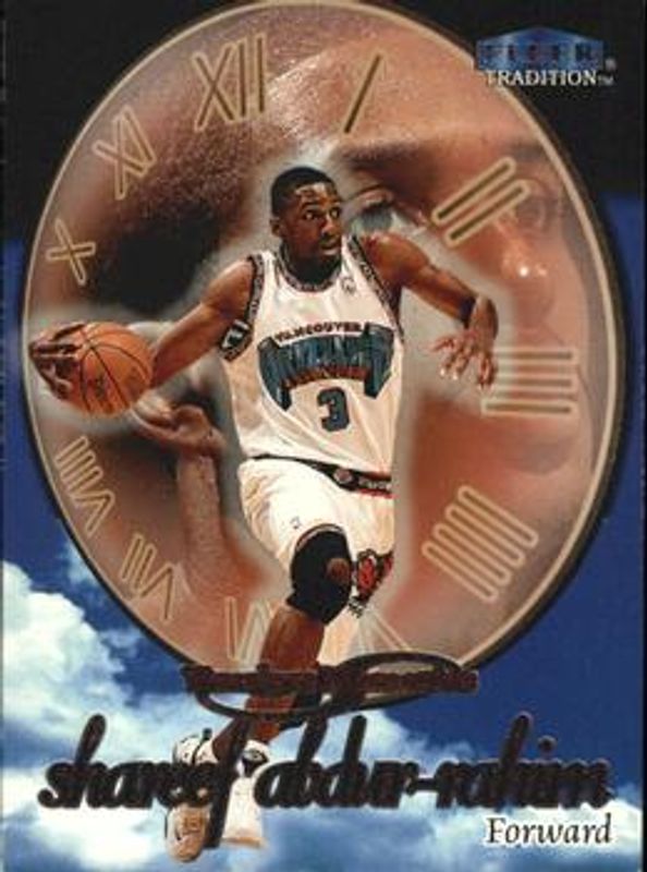 Shareef Abdur-Rahim 1998 Fleer Tradition #1TM Timeless Memories RAW
