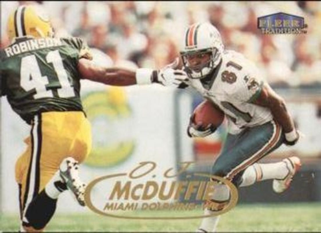 OJ McDuffie 1998 Fleer Tradition #111 Base RAW