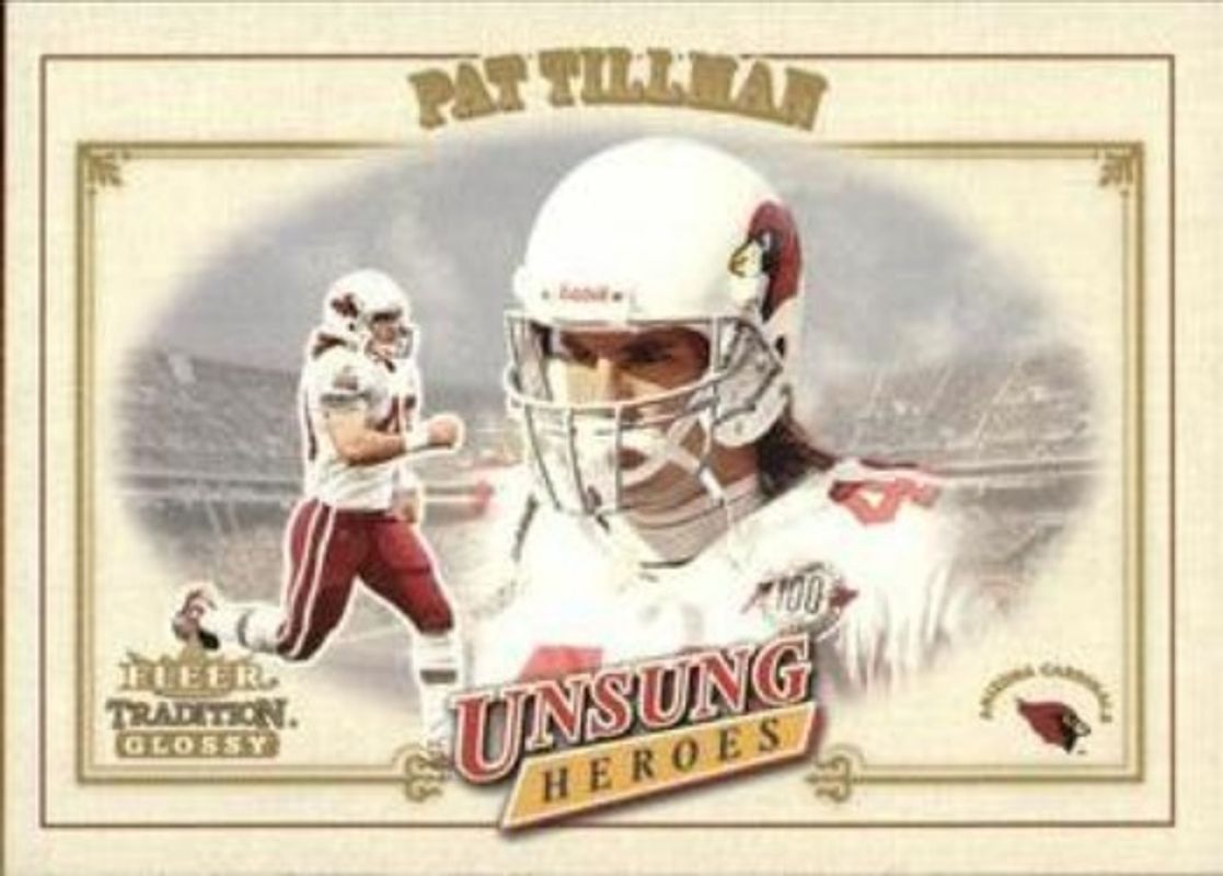 Pat Tillman 2001 Fleer Tradition Glossy #325 Base /2001 Rookie RAW