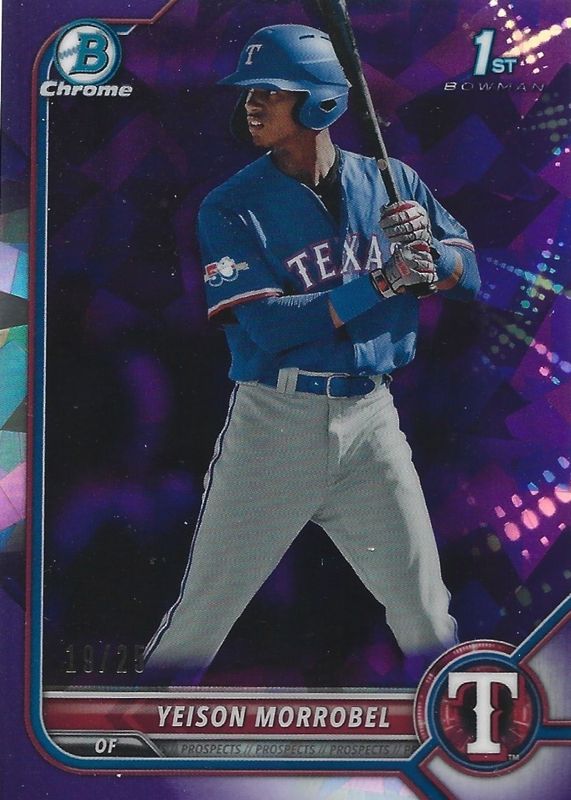 2022 Bowman Chrome Sapphire Edition #BCP-200 Prospects - Purple /25 (1st)