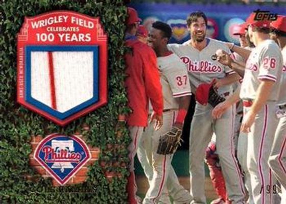 2016 Topps #WRIGR-CH 100 Years at Wrigley Relics /99