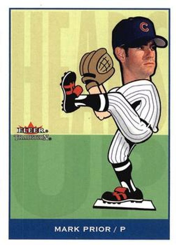 Mark Prior 2002 Fleer Tradition Update #U7-HU Heads Up RAW