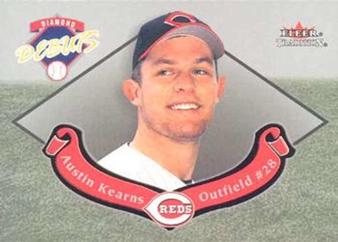 Austin Kearns 2002 Fleer Tradition Update #U6-DD Diamond Debuts RAW