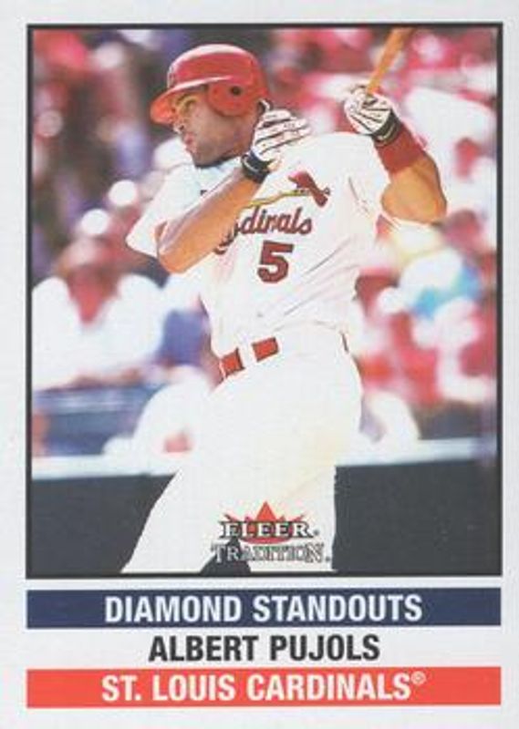 Albert Pujols 2002 Fleer Tradition Update #U276 Base RAW