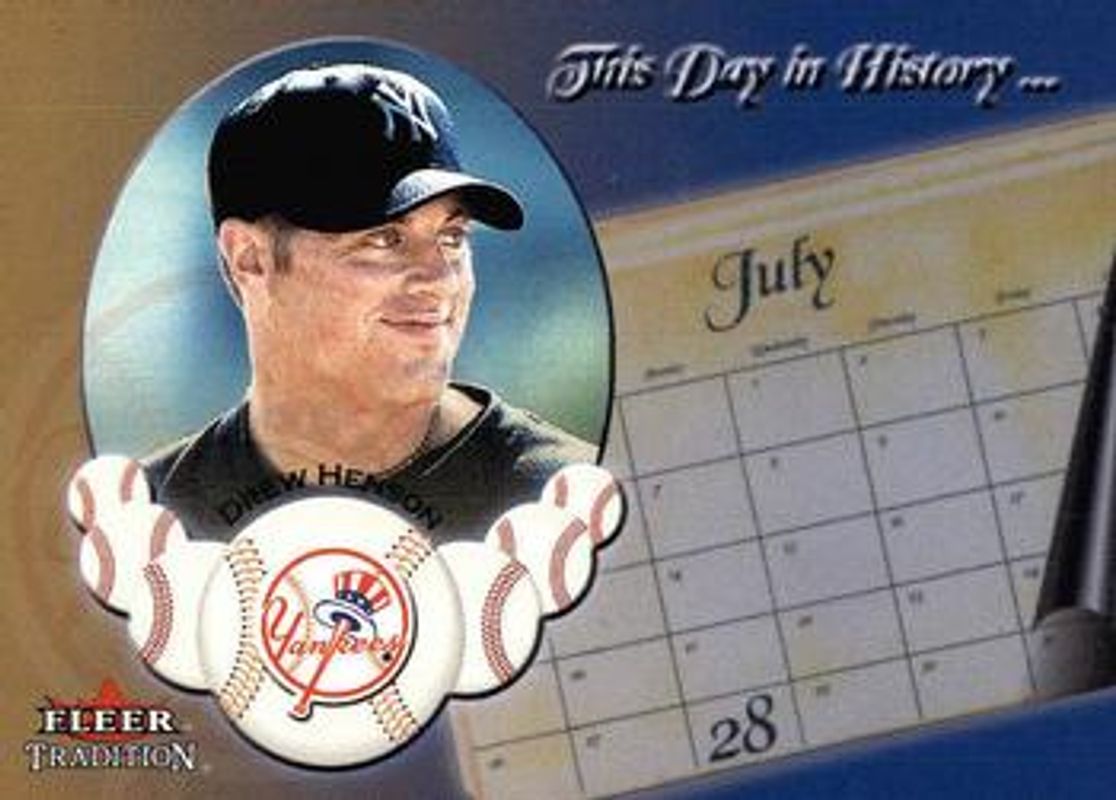 2002 Fleer Tradition Update #U14-TDH This Day In History