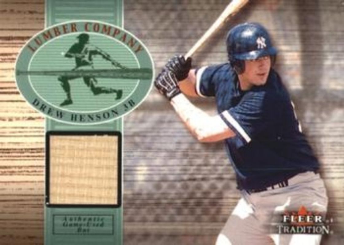 2002 Fleer Tradition Lumber Company - Game Bat