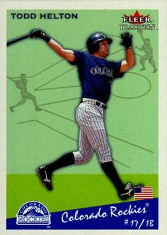 Todd Helton 2002 Fleer Tradition #298 Base RAW