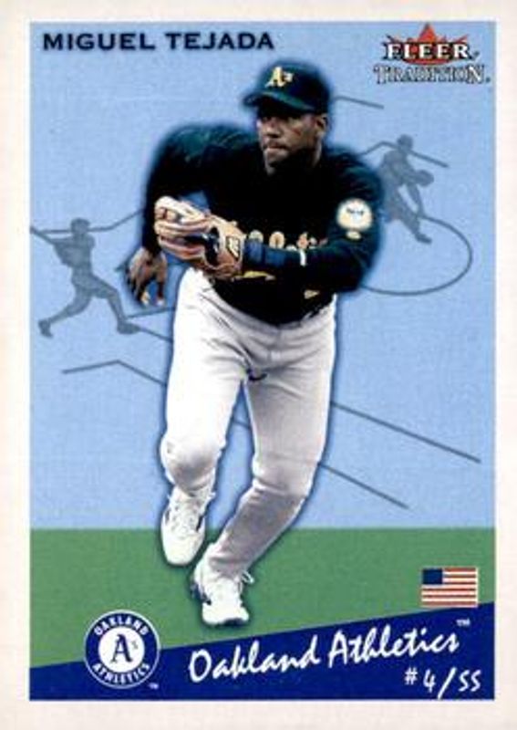 Miguel Tejada 2002 Fleer Tradition #92 Base RAW