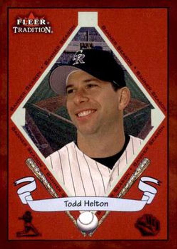 Todd Helton 2002 Fleer Tradition #475 Base RAW