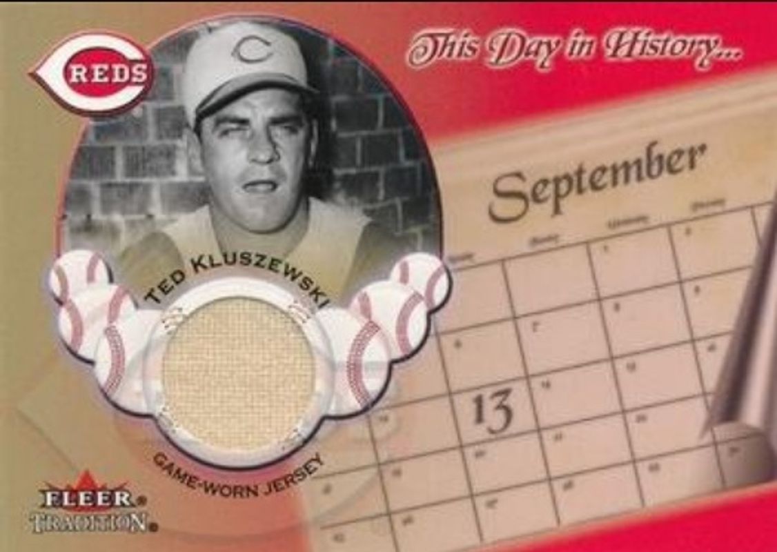2002 Fleer Tradition This Day In History - Game Used
