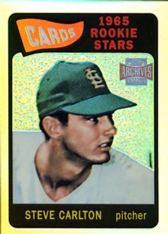 Steve Carlton 2001 Topps Archives Reserve #13 Base RAW