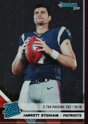 2019 Donruss #307 Season Stat Line (/500)