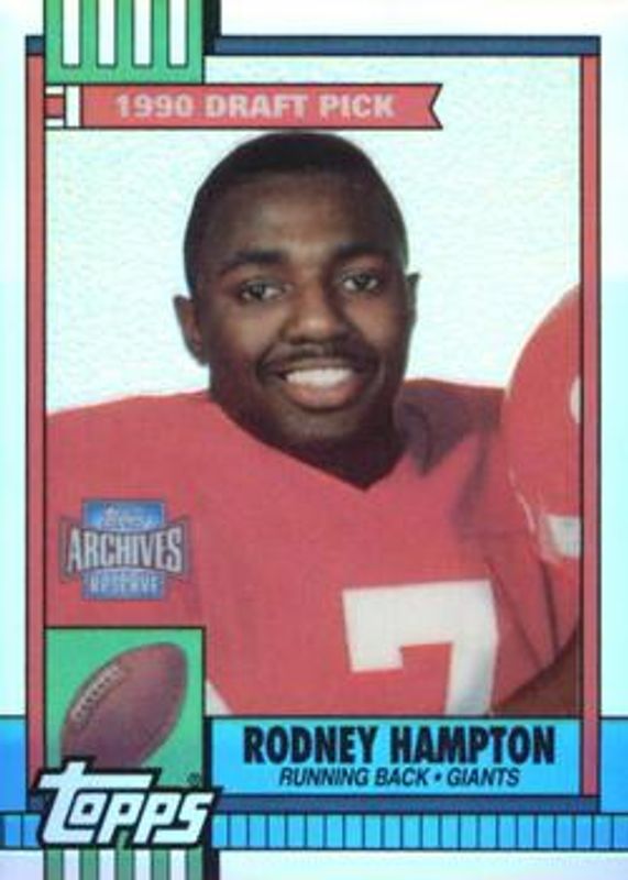 Rodney Hampton 2001 Topps Archives Reserve #84 Base RAW