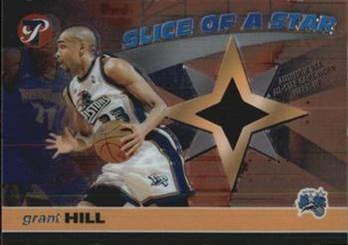 Grant Hill 2001 Topps Pristine #S-GH Slice of a Star RAW