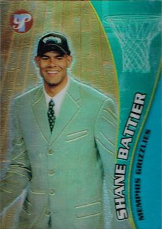 Shane Battier 2001 Topps Pristine #57 Refractor /50 Rookie RAW