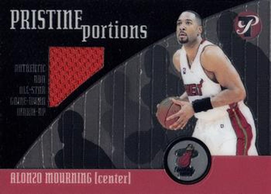 Alonzo Mourning 2001 Topps Pristine #PP-AM Portions RAW
