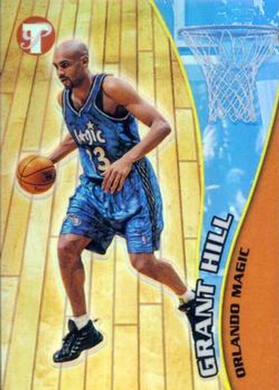 Grant Hill 2001 Topps Pristine #37 Refractor /50 RAW