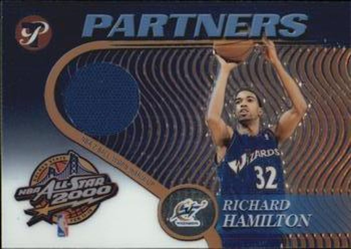 Richard Hamilton 2001 Topps Pristine #PA-RH Partners RAW
