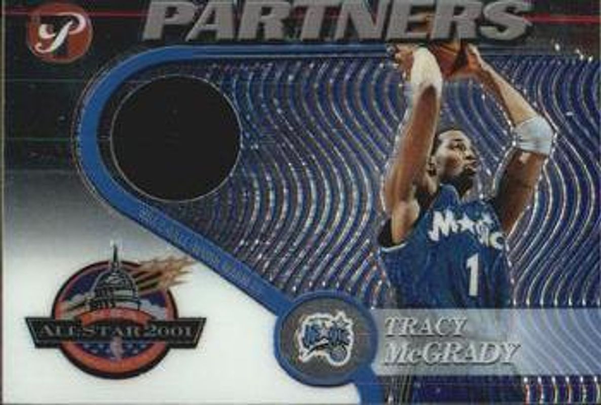Tracy McGrady 2001 Topps Pristine #PA-TM Partners RAW