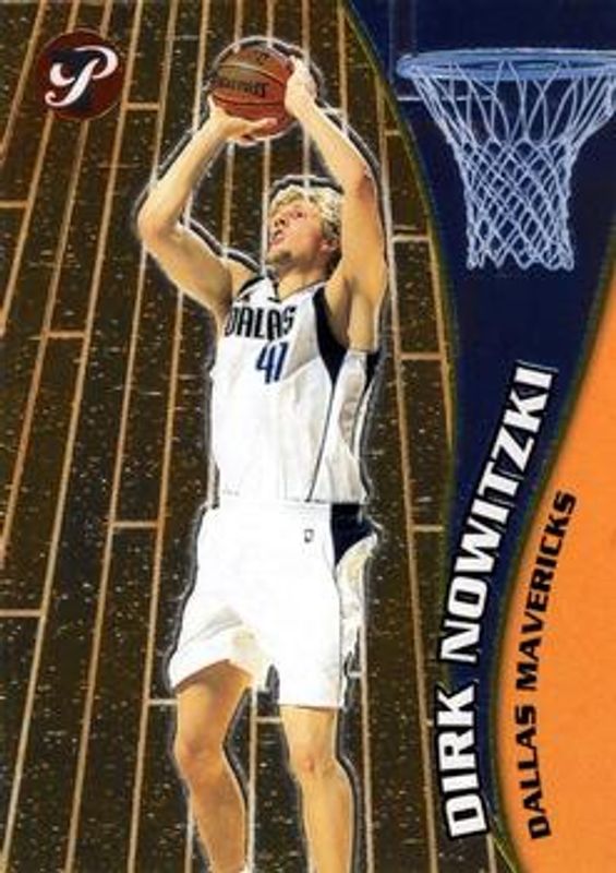 Dirk Nowitzki 2001 Topps Pristine #5 Base RAW