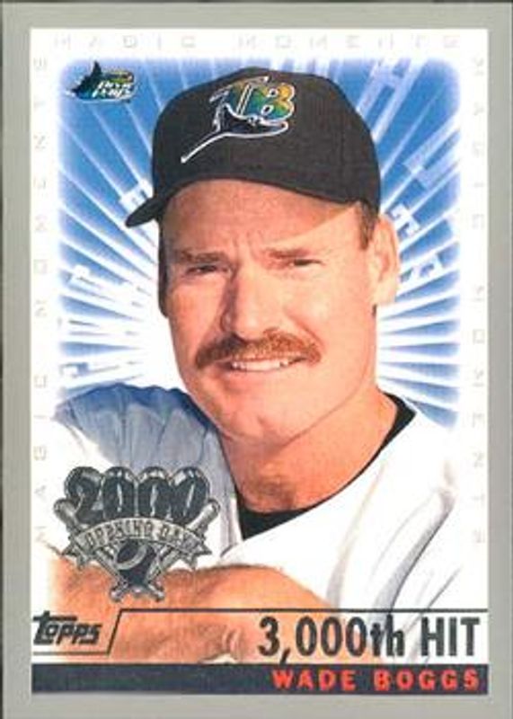 Wade Boggs 2000 Topps Opening Day #108 Base RAW