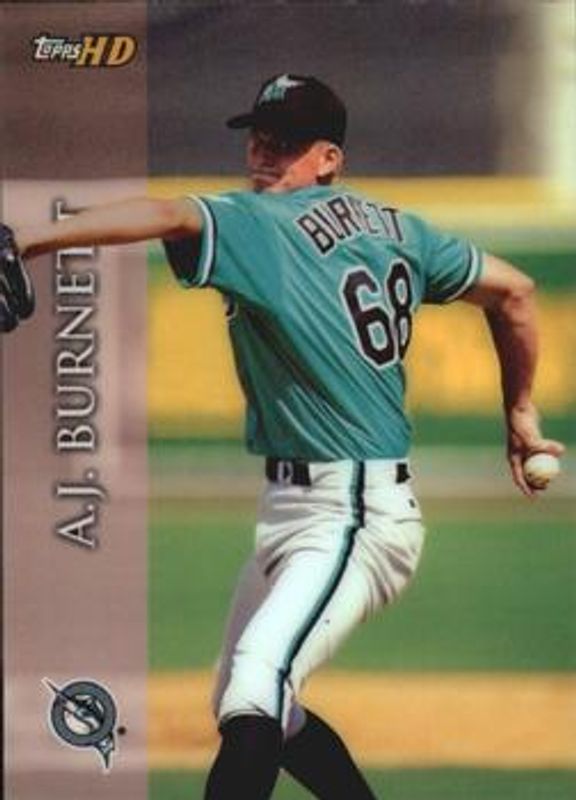 AJ Burnett 2000 Topps High Definition (HD) #17 Base RAW